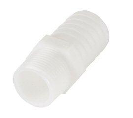 DCI 0979 3/4" MPT x 1/2" Barb Adapter, Plastic