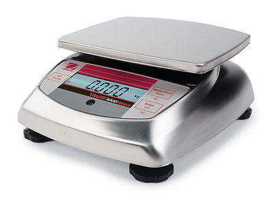 OHAUS VALOR V31XW6 6000g 1g STAINLESS STEEL COMPACT PRECISION FOOD SCALE WRNTY