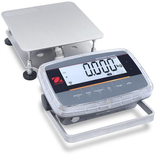 Ohaus i-D61PW5K1S5 Defender 6000 5 kg (10 lb) Capacity, 0.5 g (0.001 lb) Readability, Washdown Bench Scale