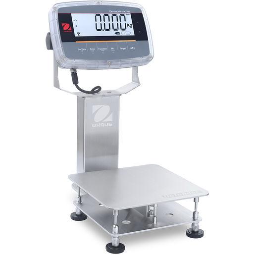 Ohaus i-D61PW5K1S6 Defender 6000 5 kg (10 lb) Capacity, 0.5 g (0.001 lb) Readability, Washdown Bench Scale