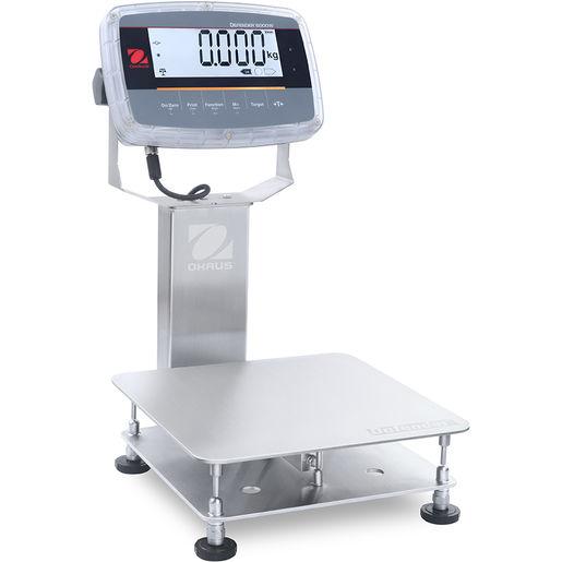 Ohaus i-D61PW25K1R6 Defender 6000 25.0 kg (50.0 lb) Capacity, 2.0 g (0.005 lb) Readability, Washdown Bench Scale