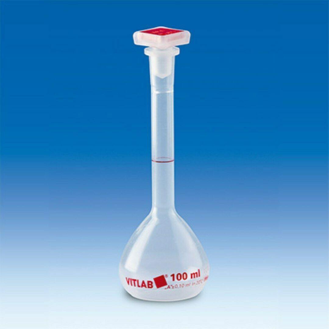 Brandtech V67304 Volumetric Flask, Class A 100mL, pack of 6