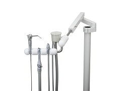 DCI 5475 Telescoping Arm Assistant's Instrumentation Standard 4 Position (Syr, 2 HVE, SE) White