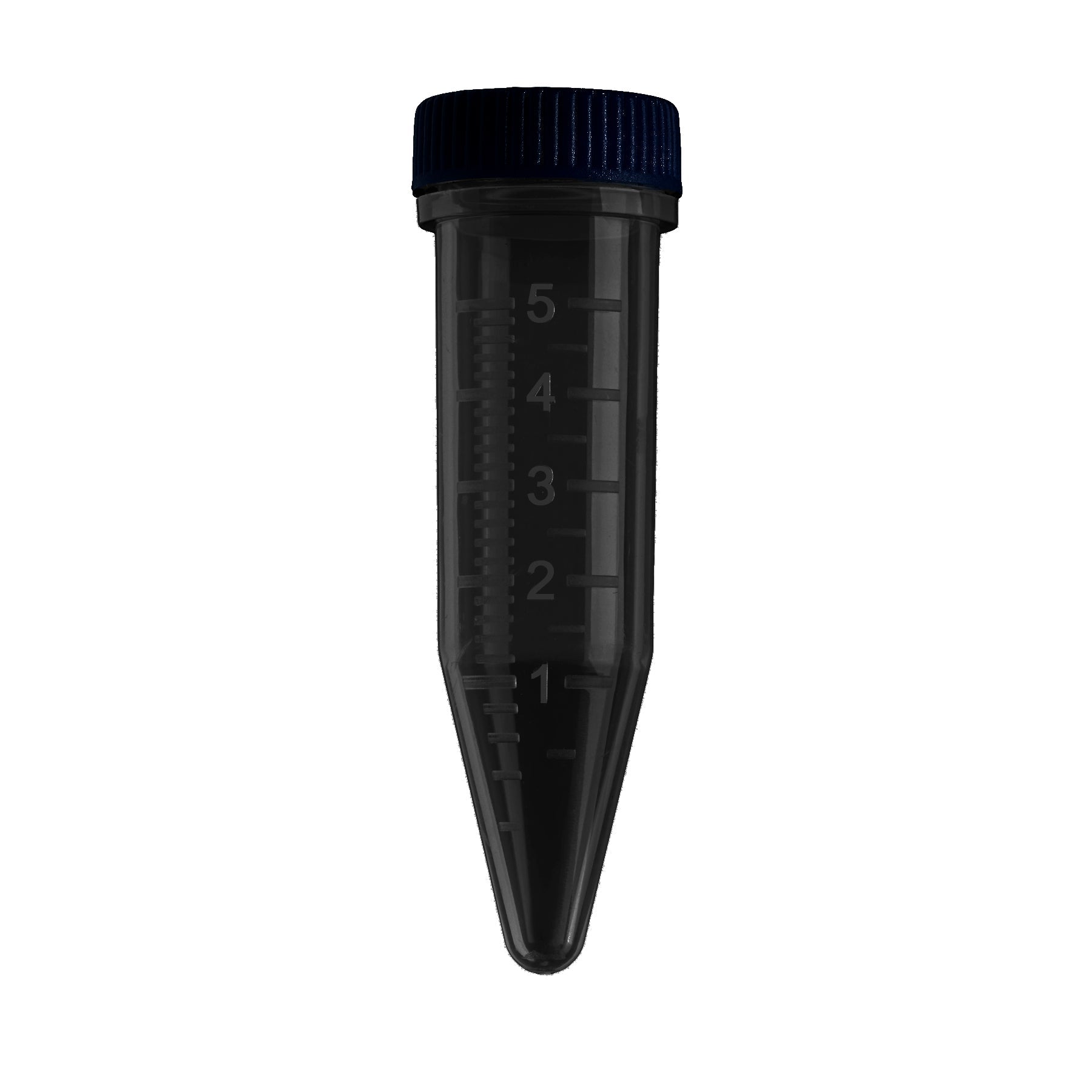 MTC Bio C2540-OB, 5ml Screw-Cap MacroTube, Sterile, with Attached Screw Caps in Foam Racks, Opaque Black, 500/cs