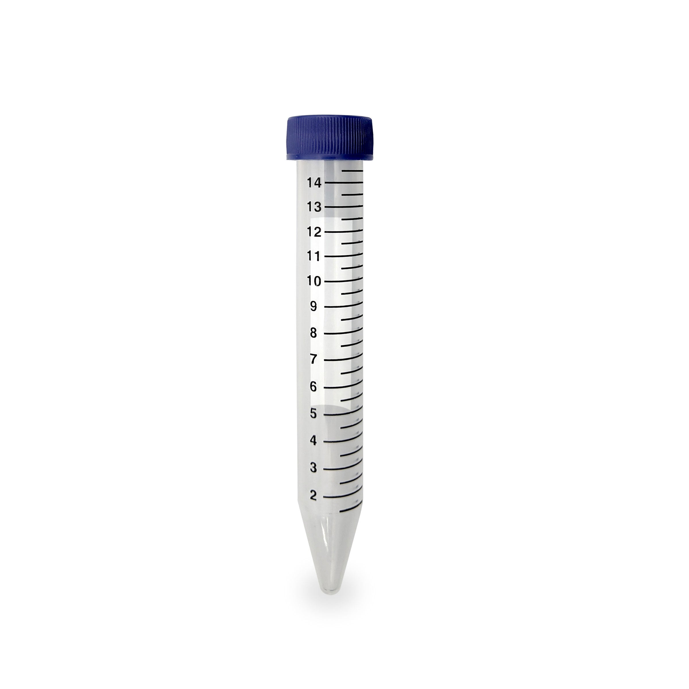 MTC Bio C2601, Centrifuge Tube, 15ml PP (17x118mm), Flat Screw Cap, 50/Sterile Bag, 500/cs