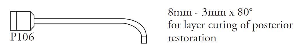 TPC Dental P106 LIGHT GUIDE 8-3mm (For PL-100)