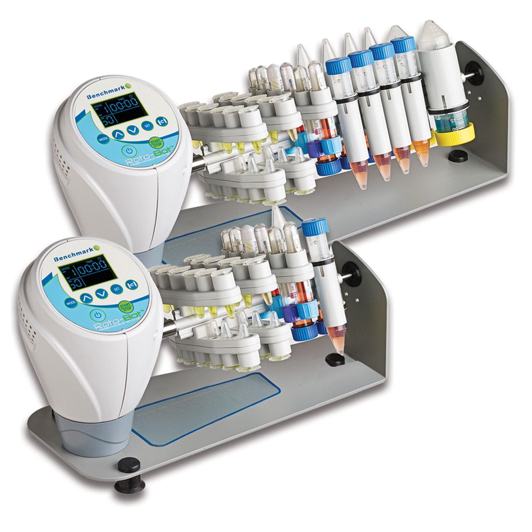 Benchmark R4040 RotoBot Mini Programmable Rotator, Includes Tube Holders for 12x1.5ml, 2x15ml and 2x50ml