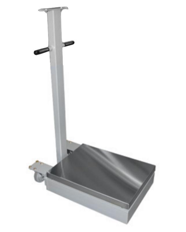 CAS TR2S-500C, 500 lb Capacity, Mild Steel Portable Platform Scale, 24" x 18"