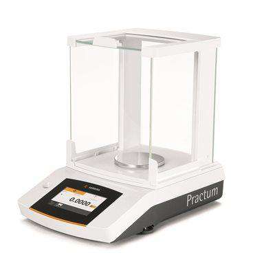 Sartorius PRACTUM124-1S Analytical Balance, 120g x 0.1mg, External Calibration